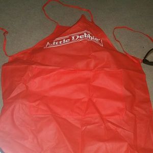 Red little Debbie apron